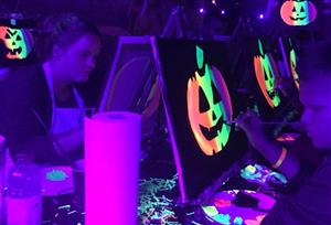 Blacklight paint