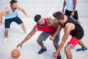Adult Men's Outdoor B-Ball Game