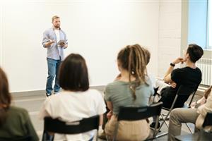 College Student in Lecture